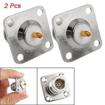 

2pcs N Female Jack Panel Mount Chassis PCB Connector Adapter