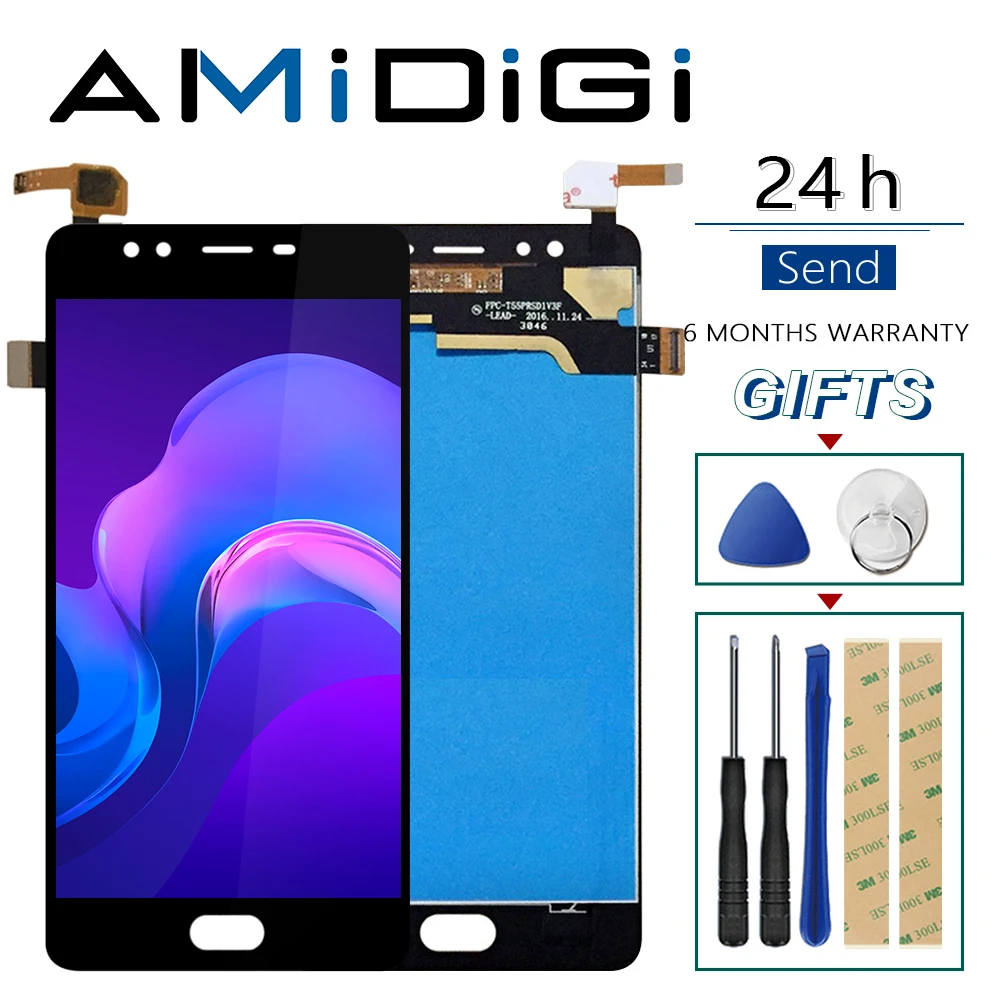 ЖК дисплей и сенсорный экран в сборе для ZTE nubia M2 lite NX573J аксессуары телефона +