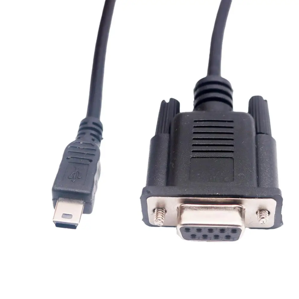 1 шт. 6 футов Mini USB 2 0 штекер к RS232 DB9 9 контактный гнездовой адаптер Entension свинцовый