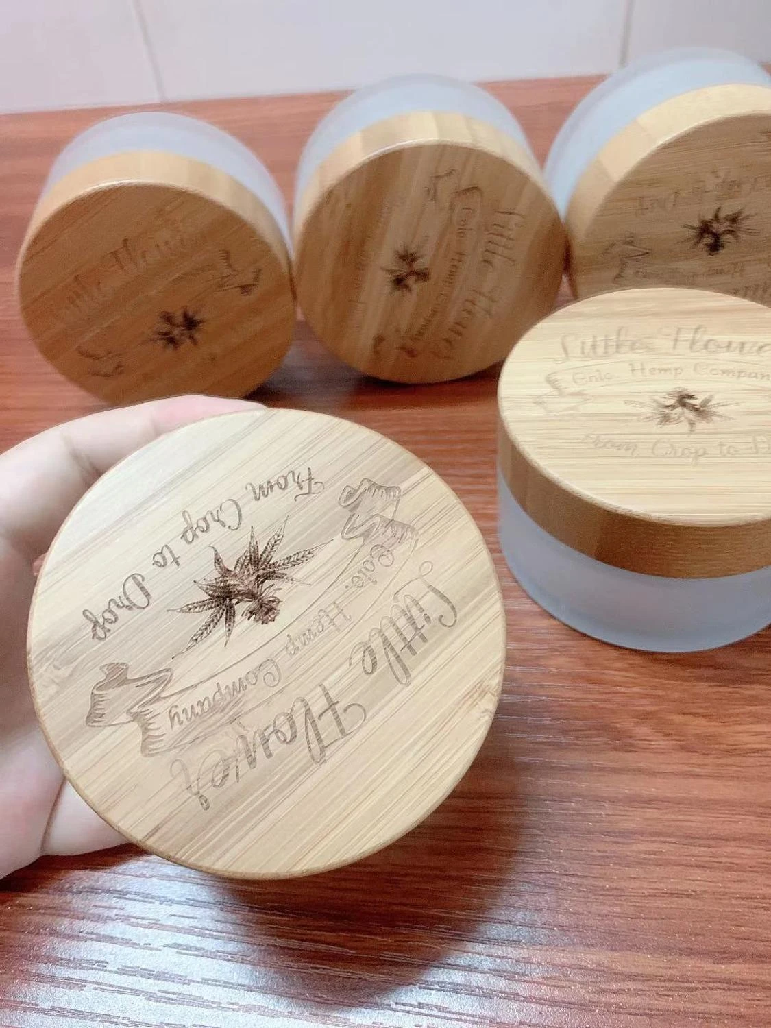 Download 100pcs 1oz 4oz 100g Recycled Frosted Clear Glass Jars With Engraved On Bamboo Lids Bamboo Cosmetic Jar Glass For Face Cream Refillable Bottles Aliexpress