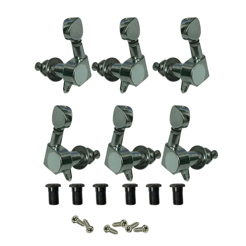 

Guitar Parts K806 3 Left 3 Right Guitar Sealed Small Peg Tuning Pegs Tuner Machine Heads For Acoustic Electric Guitar