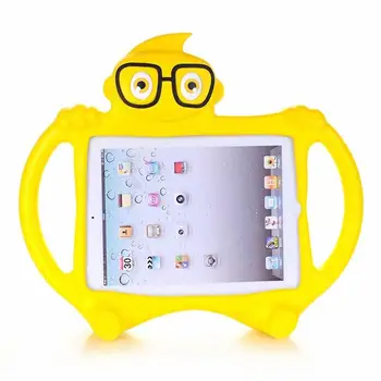 

Tablet Case for Ipad 2 3 4 9.7 Inch Cartoon Children Eyeglasses Shockproof Kid Safe EVA Foam Protective Handle Cover Funda+pen