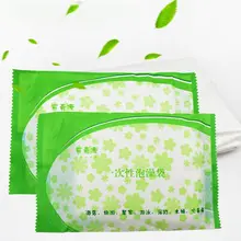 10 упаковок, одноразовый чехол для ванны, ультра большой пластиковый складной мешок для путешествий