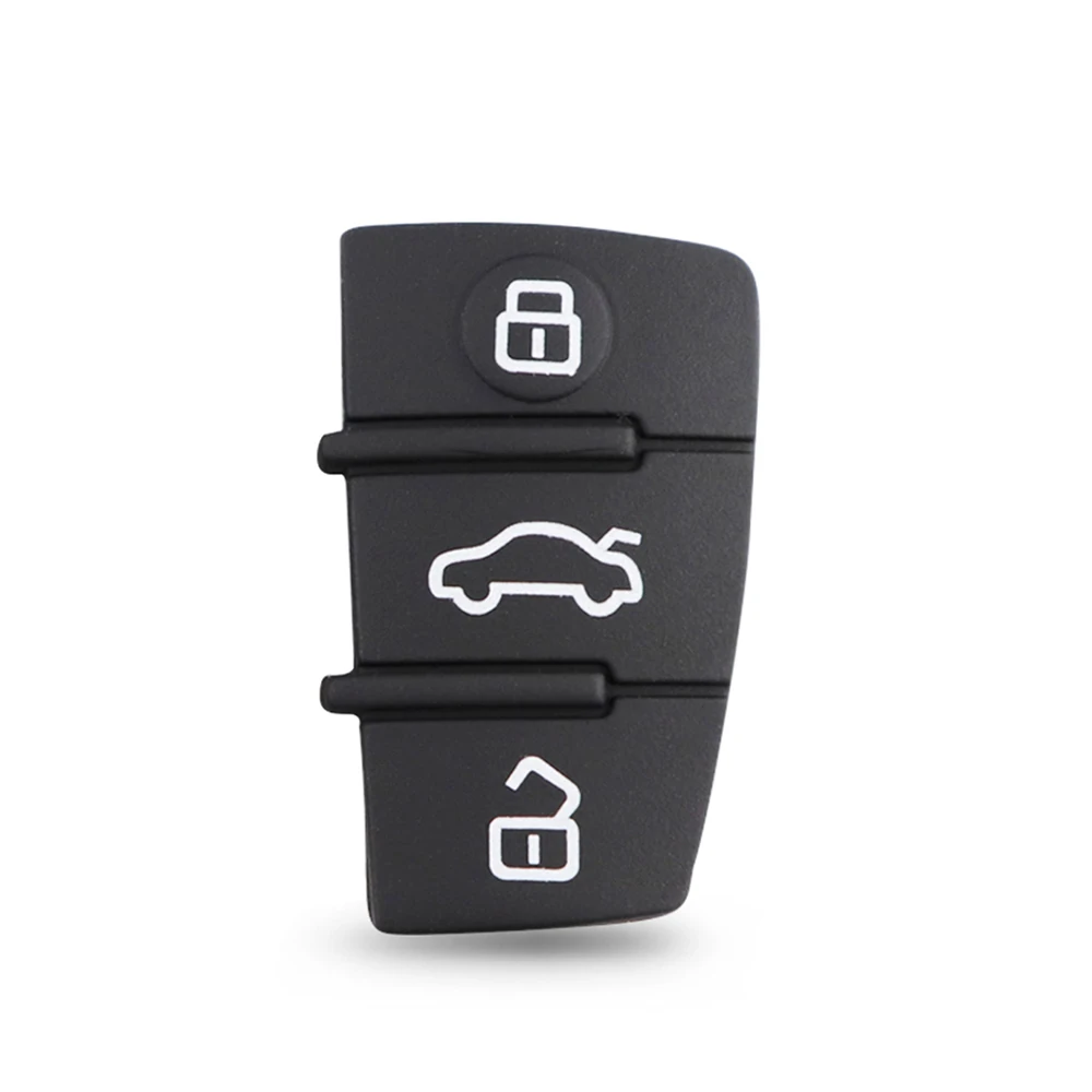 2/3 pulsanti chiave dell'automobile Shell gomma siliconica pulsante Pad riparazione pelle per Audi A3 A4 A5 A6 A8 A2 TT B6 Q3 Q5 Q7 S linea RS Pad - Hc4936a0885c44b9bb7f010812d348ff7K