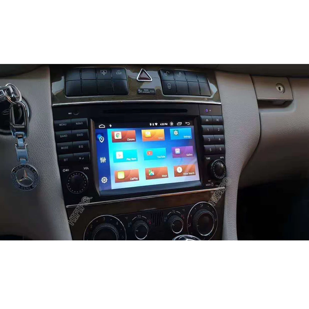 DSP 7 &quot2 Din четырехъядерный Android 10 автомобильный DVD GPS для Mercedes/Benz C Class W203 2004 2007 C200 C230