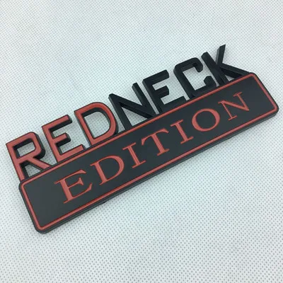 black 20X 3D эмблема АБС REDNECK EDITION значок Автомобильный задний боковой стикер аксессуары для Grand Cherokee Liberty Патриот Ренегат - Название цвета: black