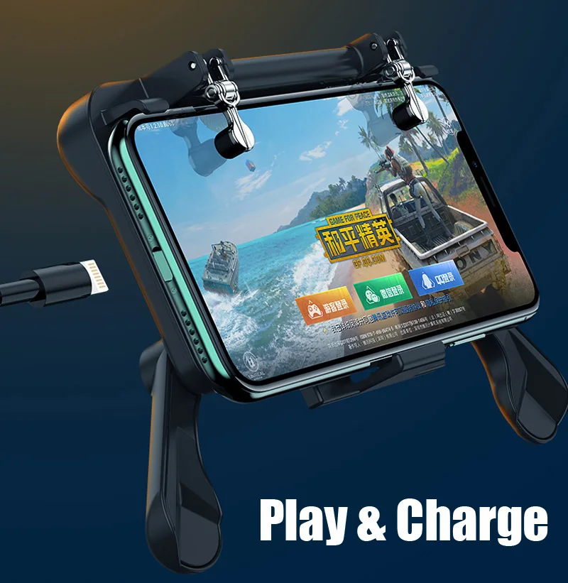 WINEX PUBG игровой контроллер геймпад триггер стрельба Бесплатный огненный Вентилятор охлаждения геймпад джойстик для IOS Android мобильный телефон