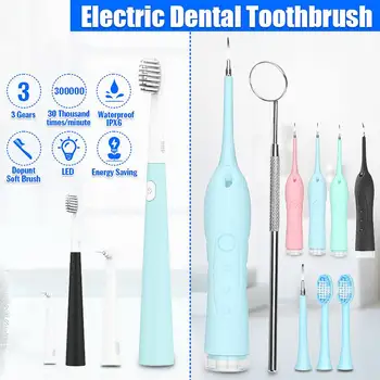 

Portable Electric Dental Scaler Set Tooth Calculus Remover Tooth Stains Tartar Tool Dentist Whiten Teeth Health Hygiene