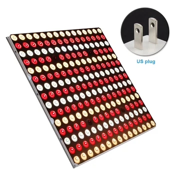 

600W LED Grow Light Three Modes Panel With Timer Waterproof For Indoor Plants Garden Greenhouse Hanging Vegetable Cultivation