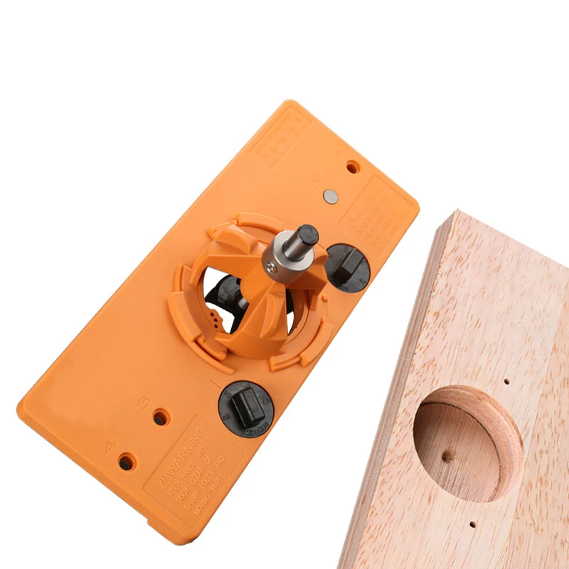 Concealed 35MM Cup Style Hinge Jig Boring Hole Drill Guide + Forstner Bit Wood Cutter Carpenter Woodworking DIY Tools woodworking concealed hinge drilling jig 35mm guide hinge hole drilling guide wood hole opener locator door cabinet hand tools