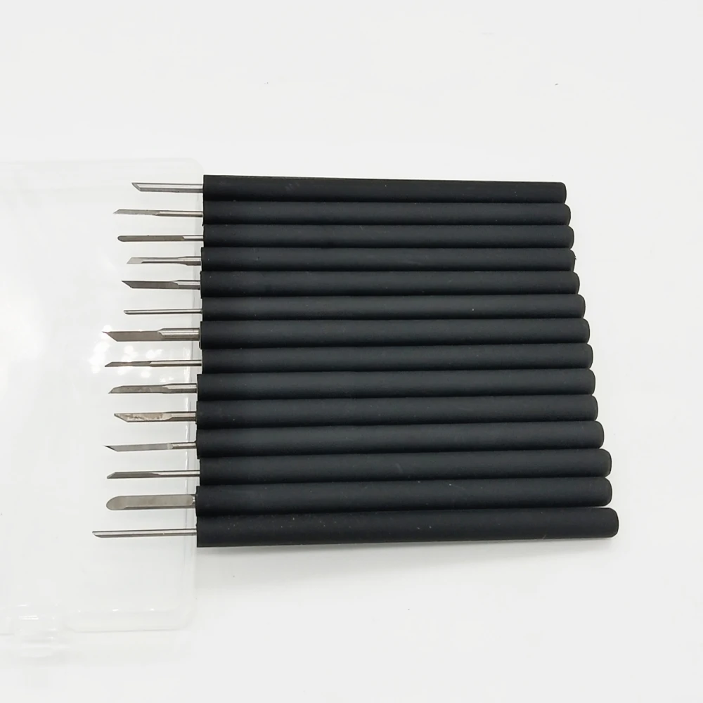 14 шт. ручная резьба зернистость оливковый сердечник по ореху ручка из