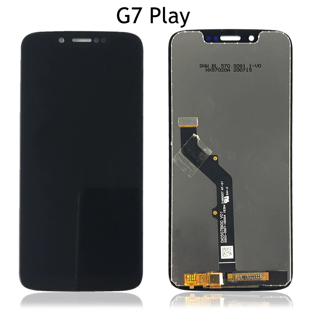 lcd cell phone 5.7'' OLED LCD For Motorola Moto G7 Play LCD Display Touch Screen Digitizer Assembly For Moto XT1952-4 LCD Screen Replacement the best screen for lcd phones galaxy