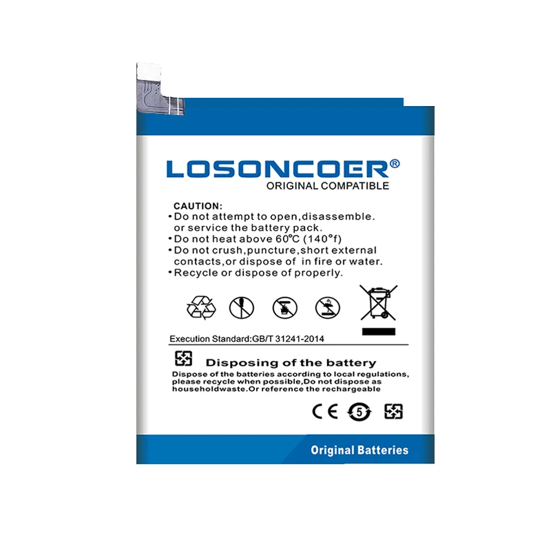 LOSONCOER 5600mAh BN43 батарея для Xiaomi Redmi Note 4X 4X5 5 дюймов в наличии|battery for xiaomi|battery forbattery redmi |