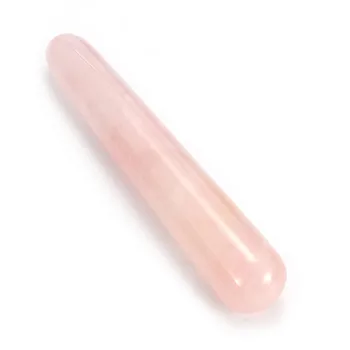 

Quality Natural Rose Quartz Wands Gemstone Crafts Pleasure Wand Body Hand Massage Wood Magic Stone Ornament Gifts
