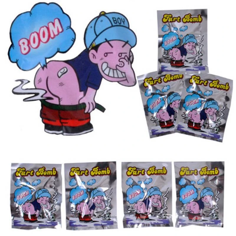 20pcs stink bag funny fart bomb bags stink bomb smelly gags