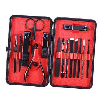 

Men Women Heavy Duty Steel Nail Clipper Set Finger Nails Cutter Grooming Kit Eyebrow Scissors Eyebrow Clip And Acne Needle.