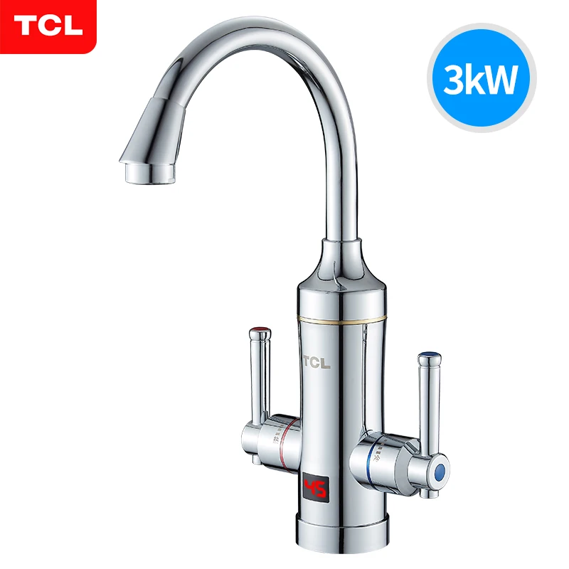  Kitchen Instant Water Heater Faucet LED Display Instrument Kitchen Speed Faucet Heating Tap Water D - 4000321650528