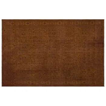 

Handmade Brown Vintage Overdyed Turkish Area Rug 178x270 Cm-5'10''X8'10''