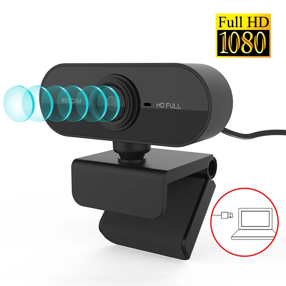 

Webcam 1080P Full HD Web Camera With Built-in Microphone USB Plug Web Cam For PC Computer Mac Laptop Desktop YouTube Xbox Skype