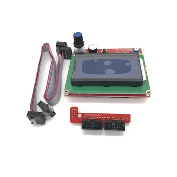 

ShenzhenMaker 3D printer smart controller RAMPS 1.4 LCD 12864 LCD control panel blue screen