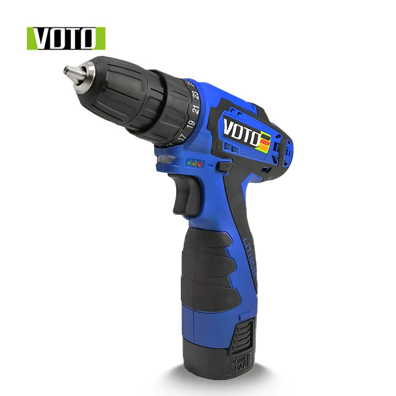

Voto Rechargeable Hand Electric Drill Multi-functional Lithium Electric Drill Electric Screwdriver Batch Micro Small Gun Drill W