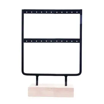 

Practical 24/44 Holes 2 Layers Earrings Ear Studs Organizer Rack Jewelry Display Stand New