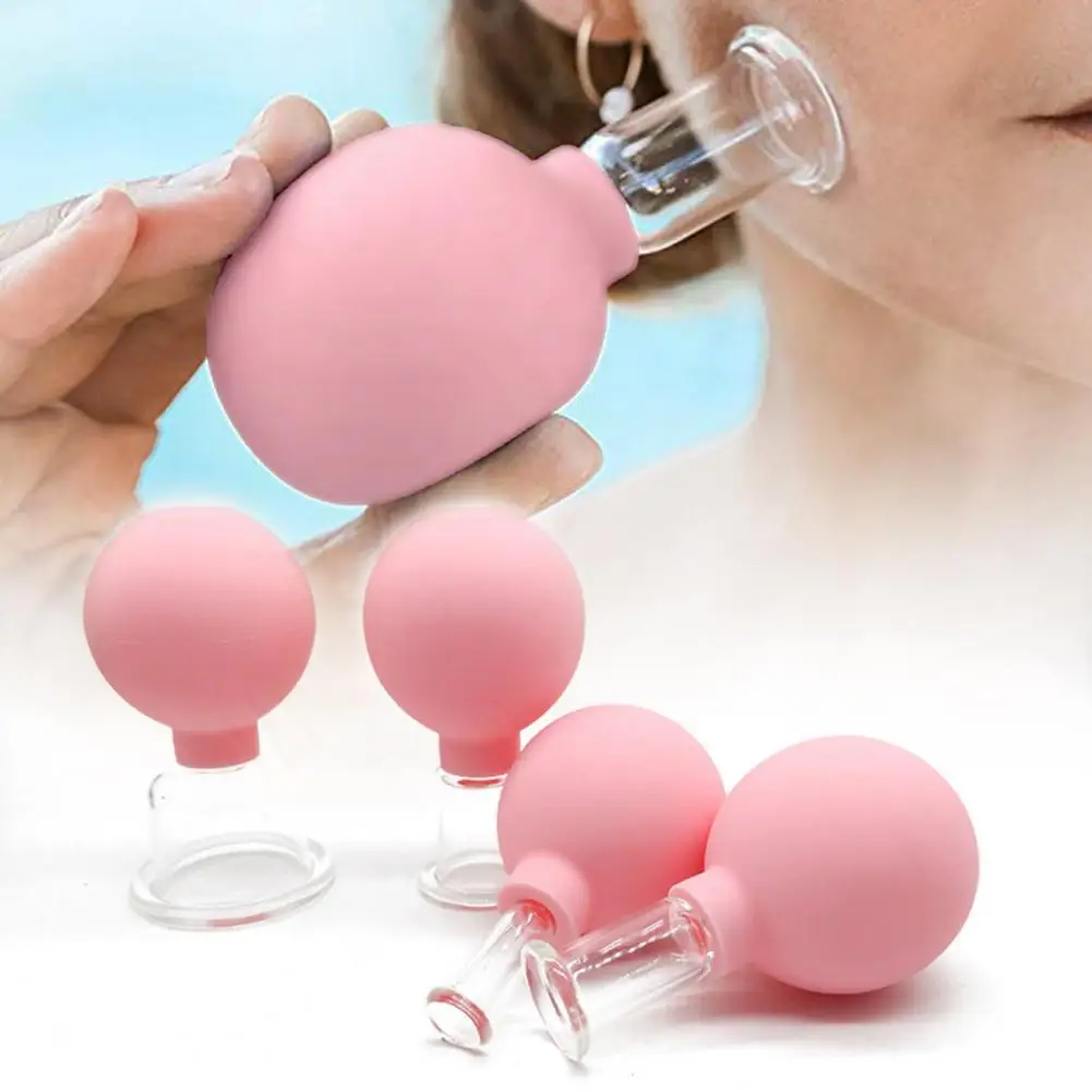 

Rubber Massage Body Cups Vacuum Cupping Glasses Face Skin Lifting Body Facial Cups Anti Cellulite Chineses Cupping Therapy Tool