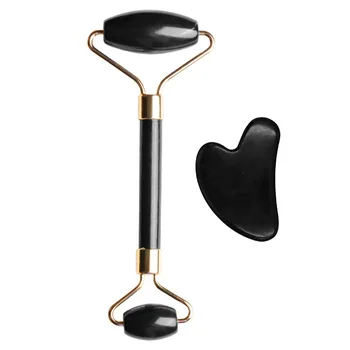 

1 Set of Massage Roller Beauty Care Tools Scrapping Board Double End Roller for Eye Face Massaging Body