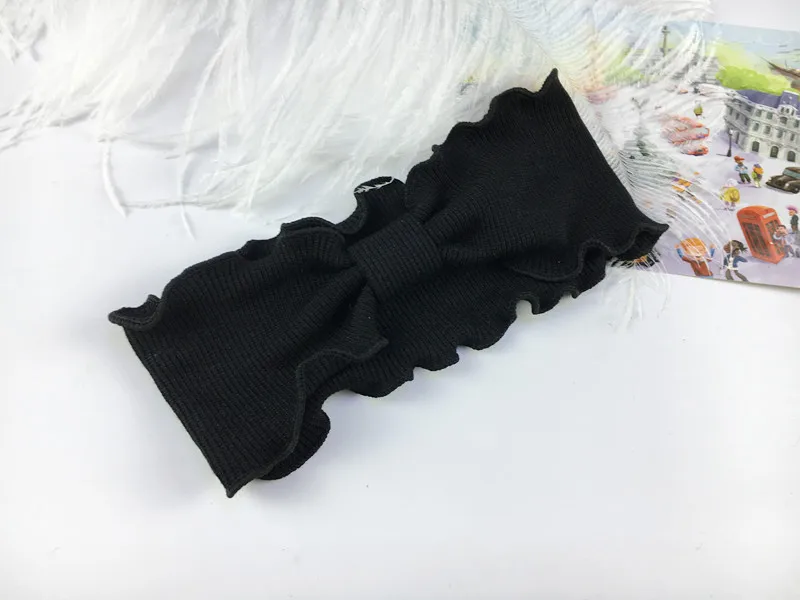 E Kid Girls Womens Turban Knot Bow Hair Bands Head Wrap Rabbit Headband Fit for children over 5 years old - Цвет: E