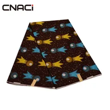 CNACI продвижение африканские настоящие восковые принты ткань Анкара полиэстер напечатанная африканская ткань Tissu воск Анкара ткани для леди