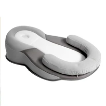 Портативная детская кровать, стереотип, детская кроватка, детская подушка, складная, анти-рвота, подушка для позиционирования сна, гнездо, детская кроватка, Babynest