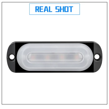 

Dust-proof Urgent Light Splash-proof 4LED Blue Truck Motorcycle Off-road Vehicle Fog Lamp
