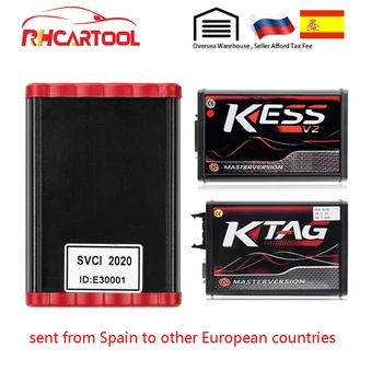 

OBD2 SVCI FVDI 2020 ABRITES +KESS 5.017 KTAG red pcb Diagnostic Tool Cover All Functions Technical Support With 19 Softwares