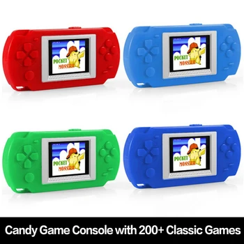 

Candy Game Console with 200+ Classic Games FC NES Pocket Pad Hand-held Game System for Children Kids Boy Girl