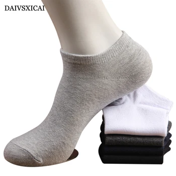 

5Pairs/lot=10pieces Summer Mans Boat Socks Solid Color Casual Men Short Socks Fashion Polyester Cotton Socks Male