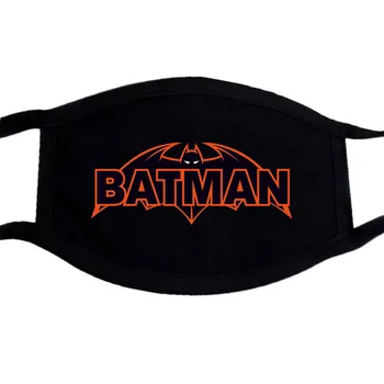 

Dust Mask Superhero Cartoon Masks Black Kpop Men Mask Mouth Half Muffle Face Mask Winter Warm Mask Festive Party Masks