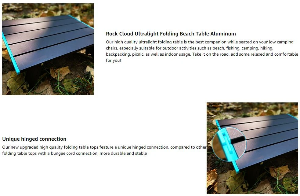 Outdoor Camping Portable Foldable Mini Table For Tours Beach Picnic Barbecue Tableware Folding Computer Desk Ultralight