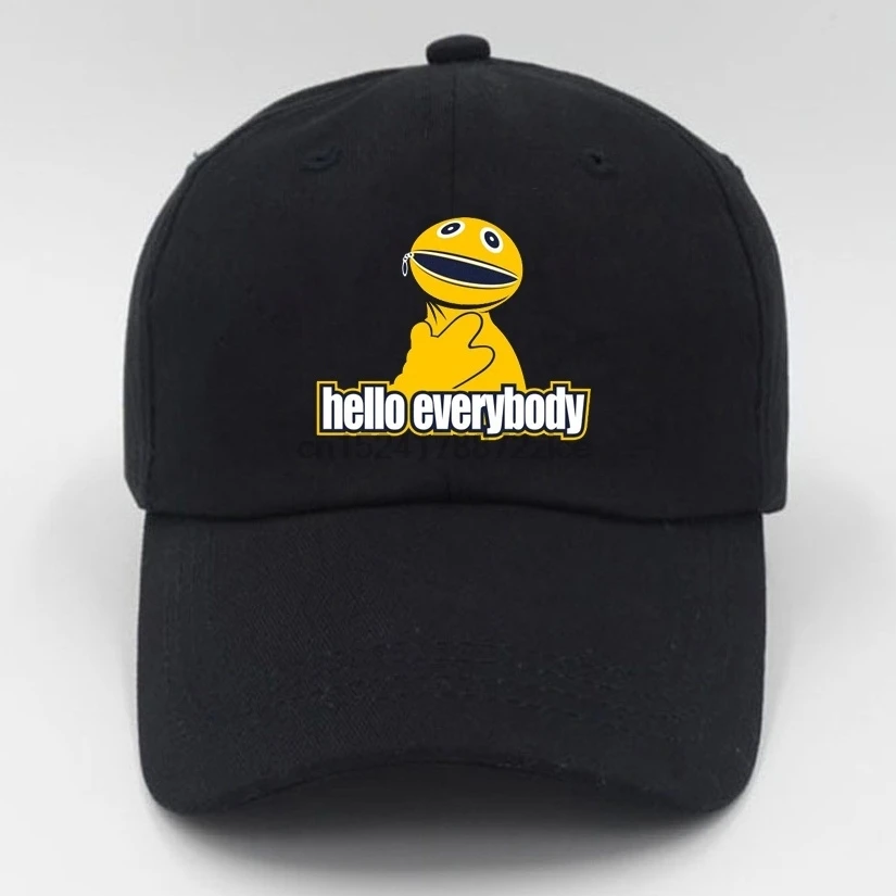 Hello Everyone, забавная бейсболка с принтом, женская, мужская, Регулируемая Кепка, унисекс, повседневная, хип-хоп кепка, s
