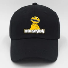 Hello Everyone, забавная бейсболка с принтом, женская, мужская, Регулируемая Кепка, унисекс, повседневная, хип-хоп кепка, s