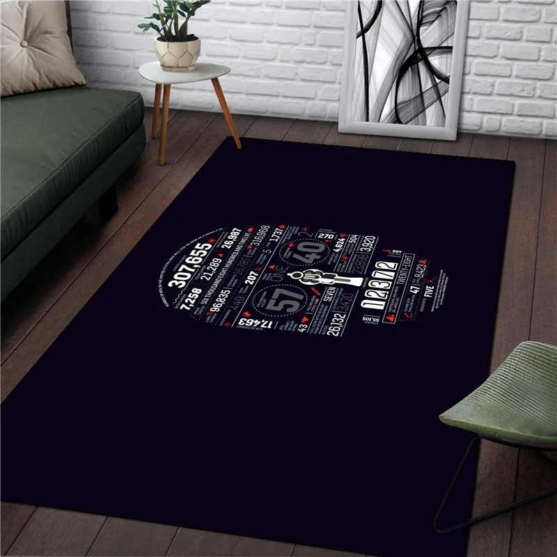 Ковер с черепом для дома, пикника, простой ковер для кухни, комнаты, Квадратный Ковер, рождественский подарок, tapetes, для взрослых, для гостиной, модный ковер, Прямая поставка
