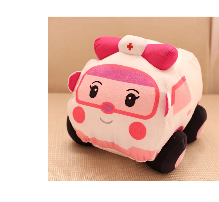 Cartoon Robocar Poli Style Plush Doll