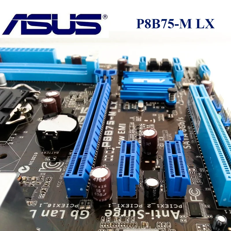 Материнская плата Asus материнская для настольного ПК с разъемом B75 Intel i5 G3470 LGA 1155 i3