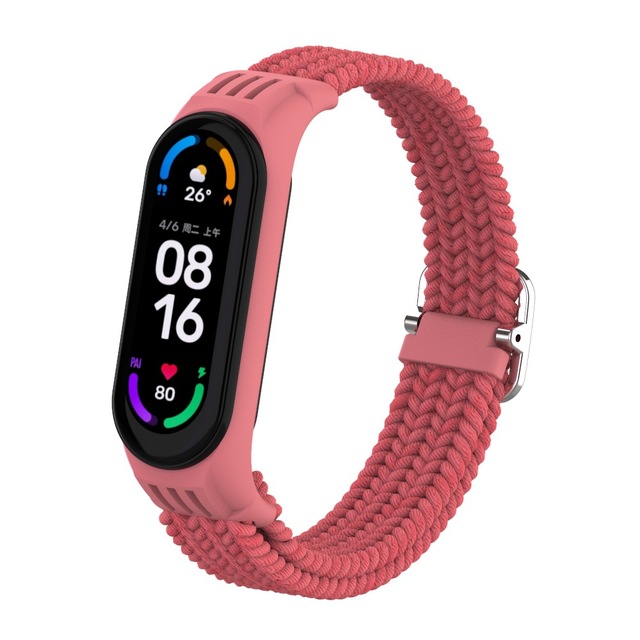 Strap For Mi Band 7/6/5/4/3 Wristband Replacement Weave Colorful Bracelet For Xiaomi Mi Band 7 5 6 Amazfit Band 5 Band 6