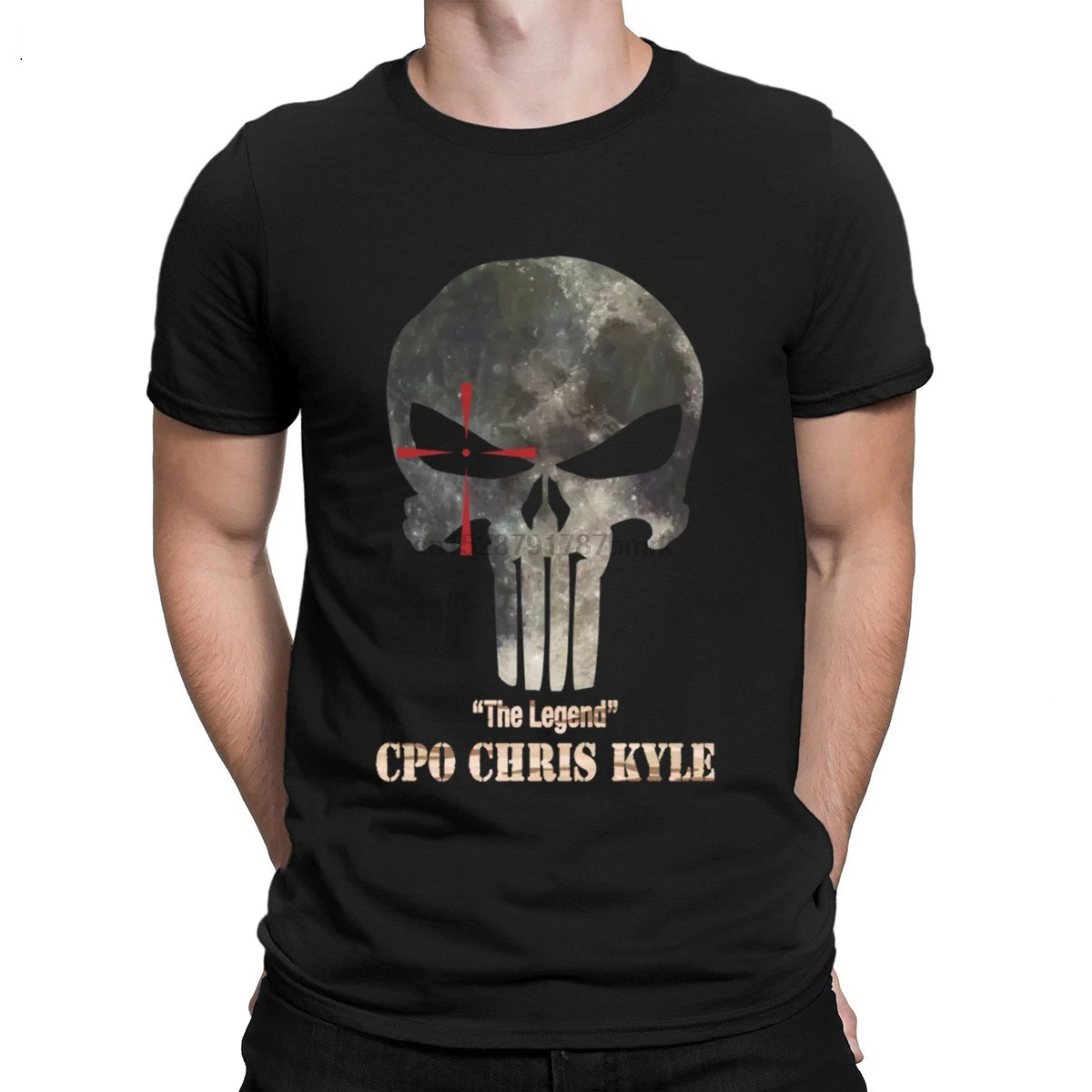 Chris Kyle Каратель Футболка Солнечный свет Графический Хлопок простая футболка для