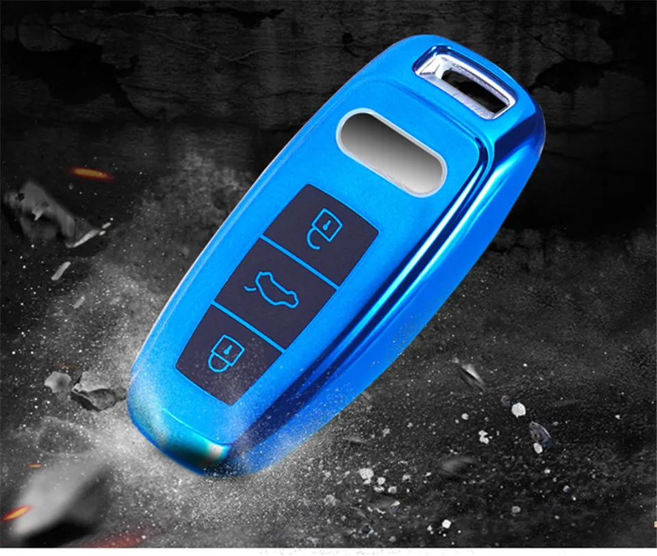 Cover custodia chiave auto per Audi A1 A3 A4 A5 A6 A7 A8 Quattro Q3 Q5 Q7 2015 2009 2010 2011 2012 2013 2014 - Hc4962f60999341328c53de2bb9ee3e5bs