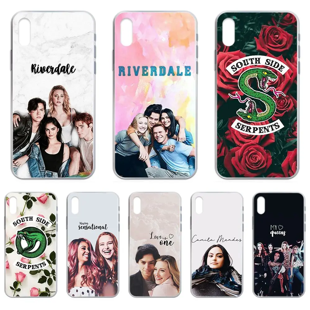 Чехол RIVERDALE U.S. drama pretty Etui funda Прозрачный чехол для телефона iphone 4 4S 5 5C 5S 6 6S PLUS 7 8 X XR XS