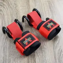 Новые горячие фитнес перчатки с регулировкой с крючками поддержка запястья рукав ремень тренажерный зал фитнес тяжелая атлетика Dead Lift подтягивающие аксессуары