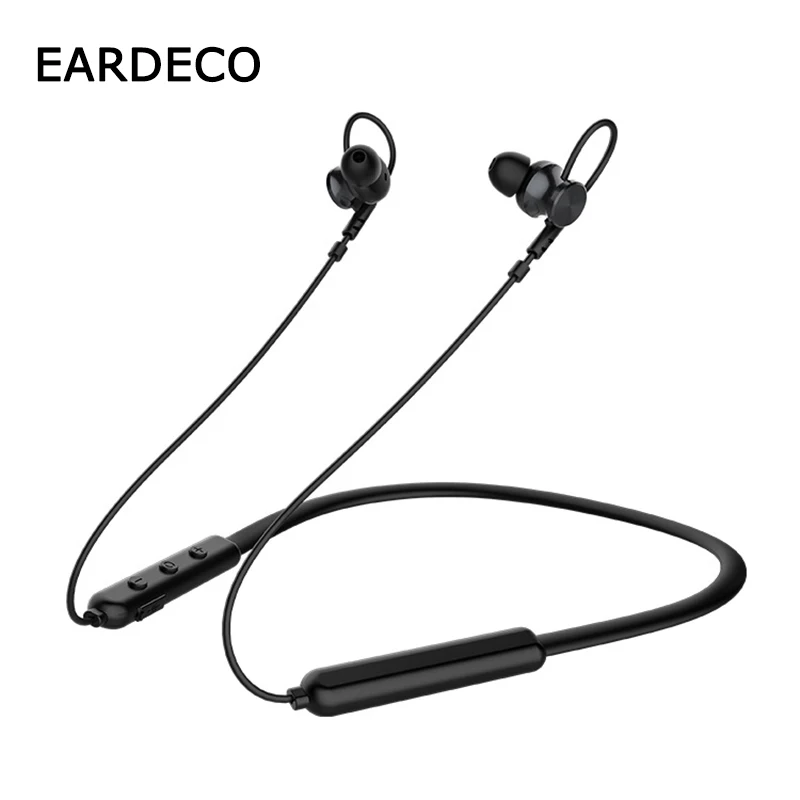 

EARDECO Bluetooth 5.0 Headphones Wireless Earbuds Sport magnetic In Ear Earphones Playback Neckband Stereo Headset with Mic