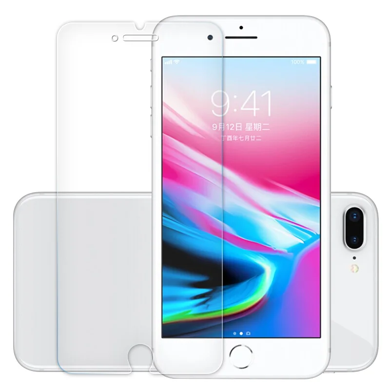 1/2/3 шт. полное покрытие закаленное стекло для iPhone 7 8 Защита экрана прозрачные