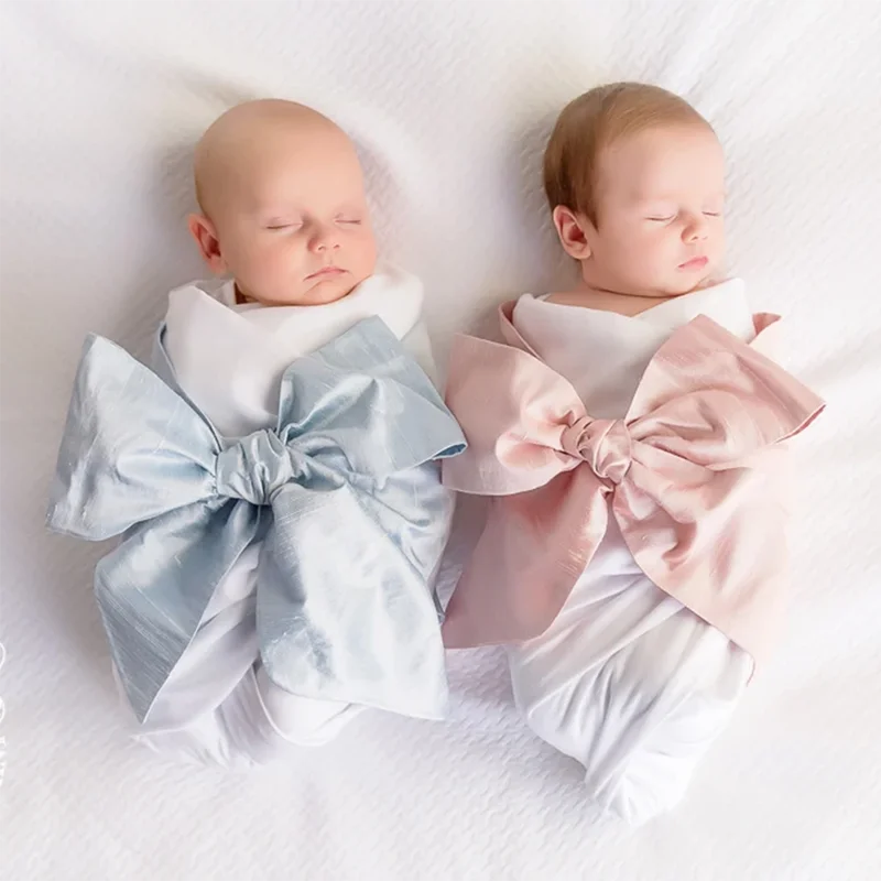 newborn swaddle and bow